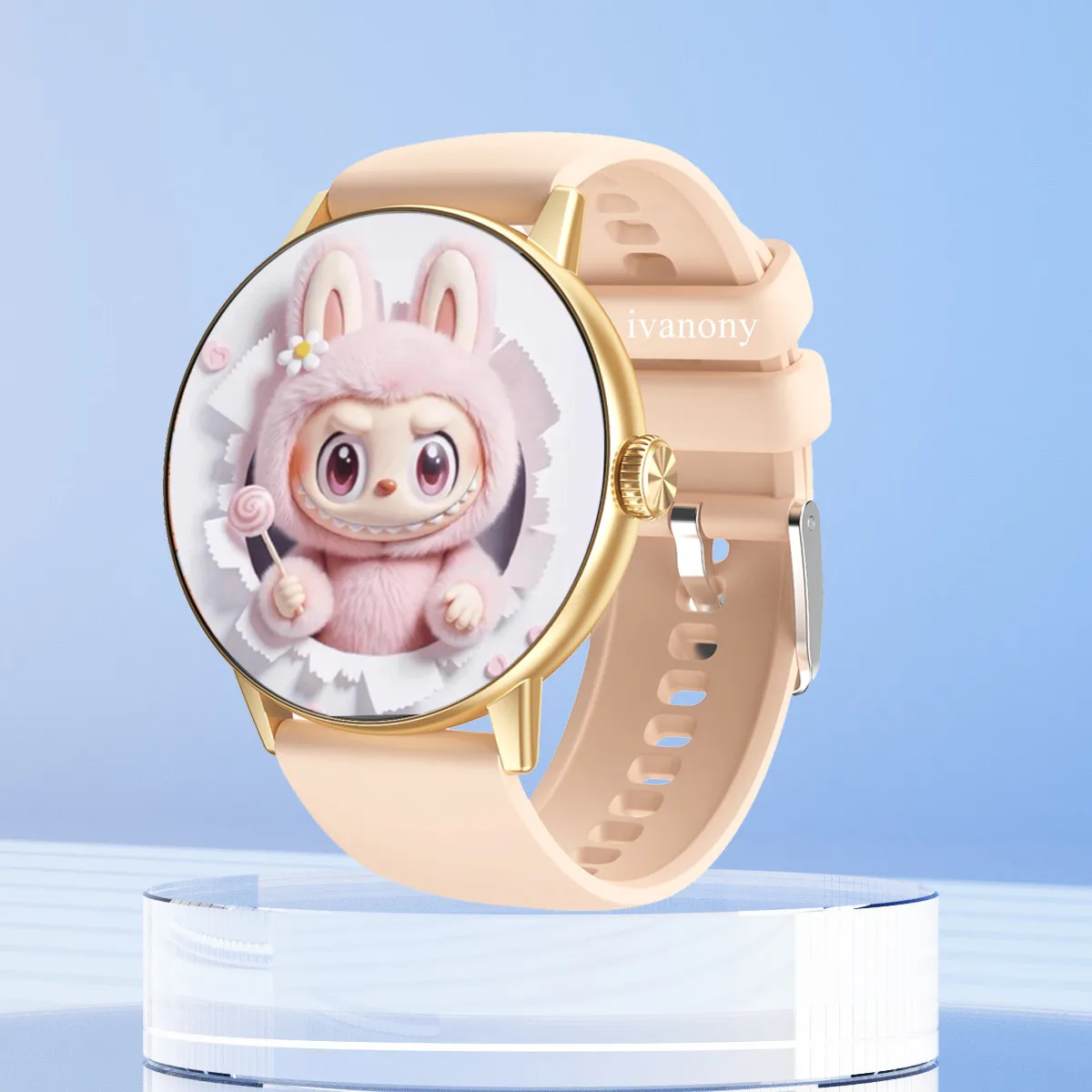 Ivanony Смарт-часы для женщин 4 ГБ/ROM Поддержка TWS Connect WhatsApp Reply Map Навигация Bluetooth Вызов Розовое золото Amoled Smartwatch Ivanony Смарт-часы для женщин 4 ГБ/ROM Поддержка TWS Connect WhatsApp Reply Map Навигация Bluetooth Вызов Розовое золото Amoled Smartwatch