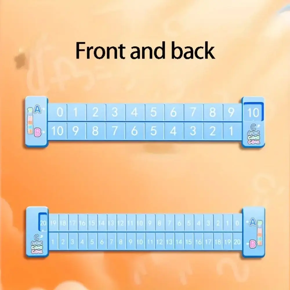 Early Education Number Decomposition Ruler Stationery Learning Straight Ruler Enlightenment Aid Plastic Student Ruler Pre-school