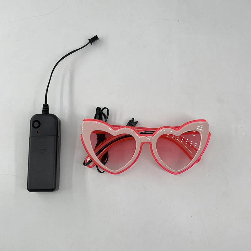 LED-Brille, nur verheiratet, Hochzeit, Braut, Überraschungsgeschenk, Paar-Brille, Souvenirs, leuchtende Herz-Brille, verheiratete Sonnenbrille – Detail 23