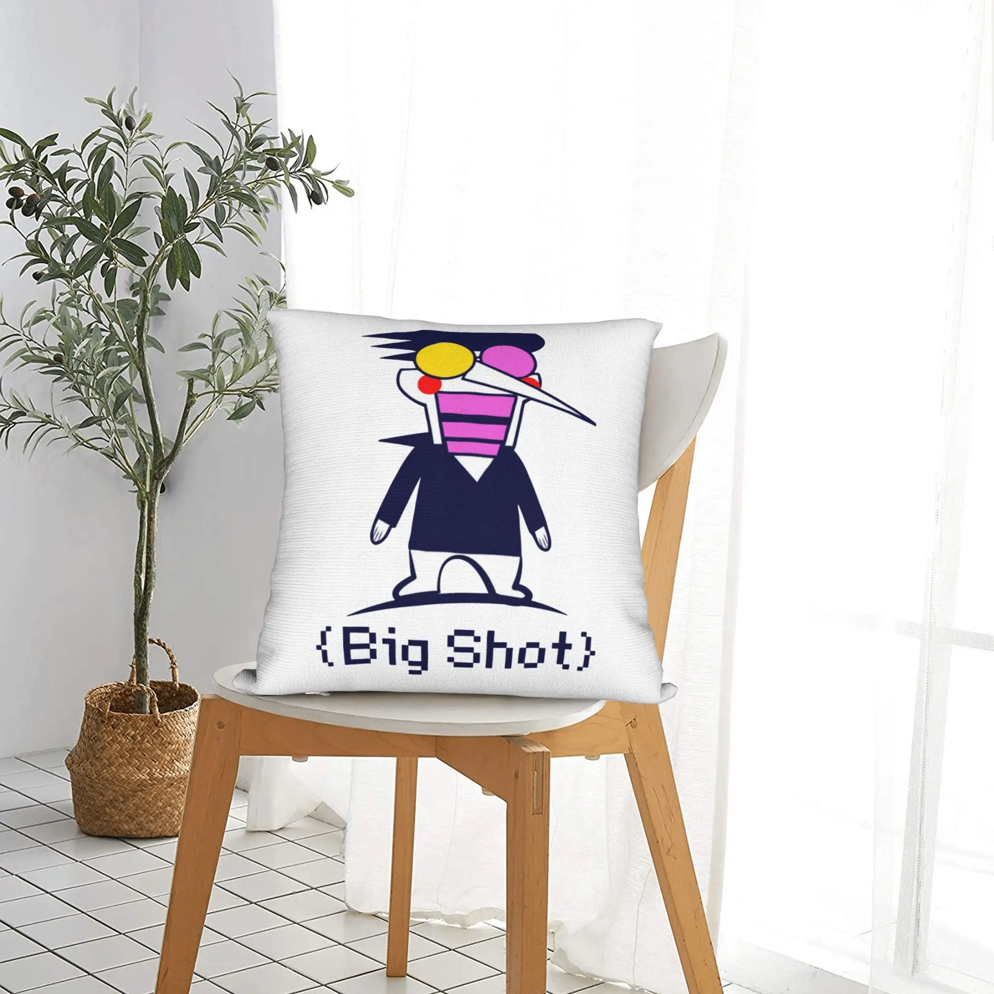 Deltarunes Spamton Pillowcase Double-sided Printing Cushion Cover Decor  Throw Pillow Case Cover Home Zipper