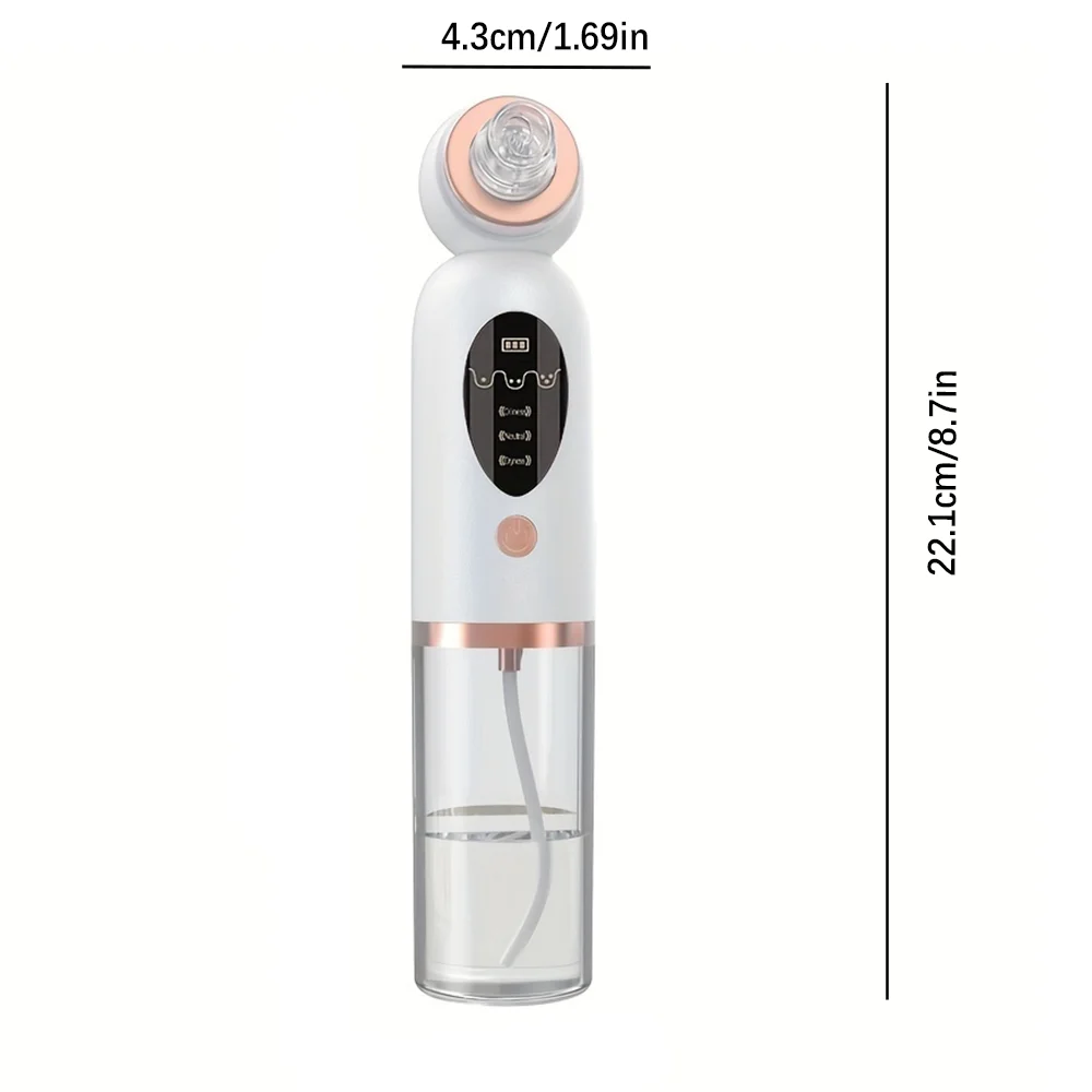 2025年新型電動バブル黒ずみ除去吸引毛穴クリーナー スポットニキビ黒ずみ除去器 フェイシャル洗浄ツール
