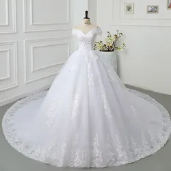 Maria Novia Off The Shoulder Princess Sweetheart Wedding Dress For Women Glitter Sleeveless 2025 Vintage Bride Bridal Customized