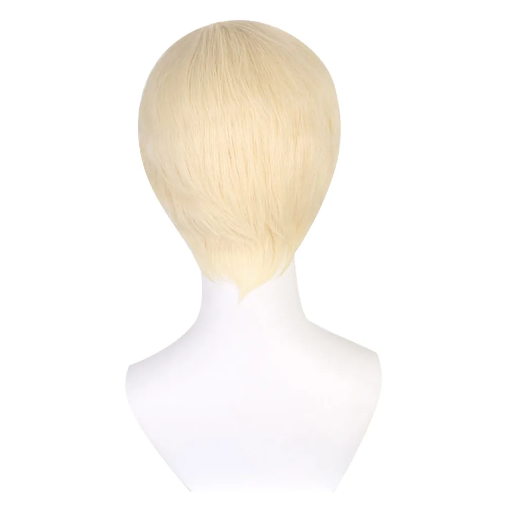 Movie Cos Ken Cosplay Costume Outfits Accessories Fantasy Wig Heat Resistant Synthetic Hair Halloween Carnival Party Roleplay