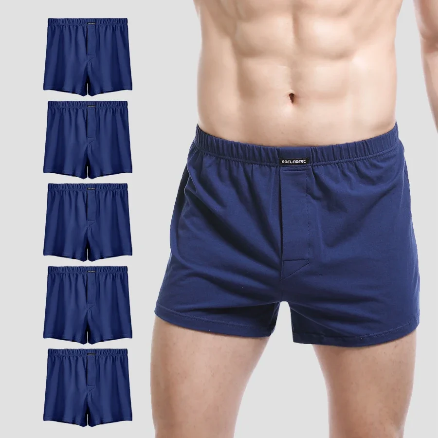 

5pcs Men's summer loose home pants men's underwear flat briefs home pajamas shorts comfortable boxers Arlo pants