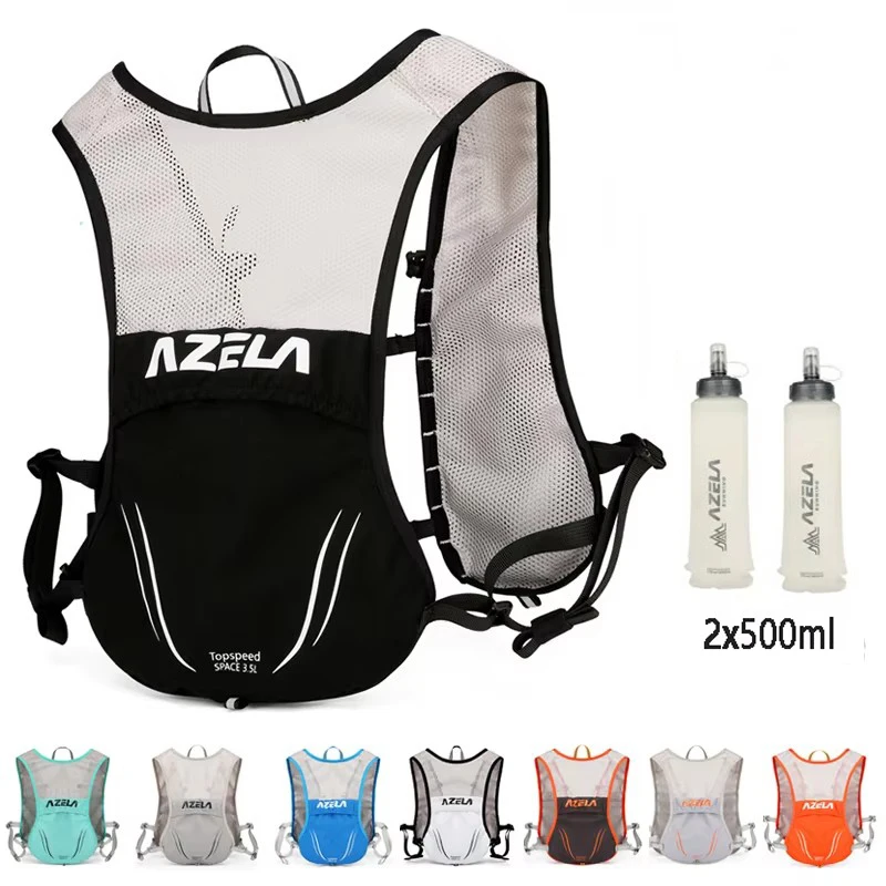 

3.5L Breathable Hydration Vest Trail Running Backpack Lightweight Cycling Jogging Marathon Backpack Riding Bike Climbing Bag