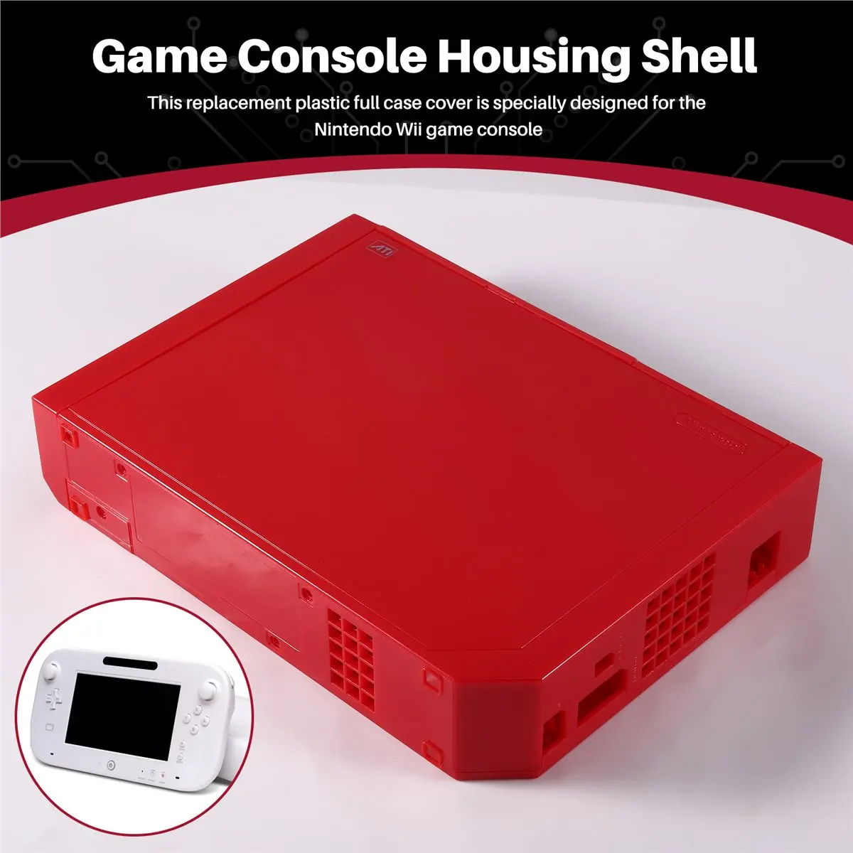 【dt56】ゲーム機本体用フルケースカバー、交換用ハウジングシェル、本体保護ケース（aモデル用）