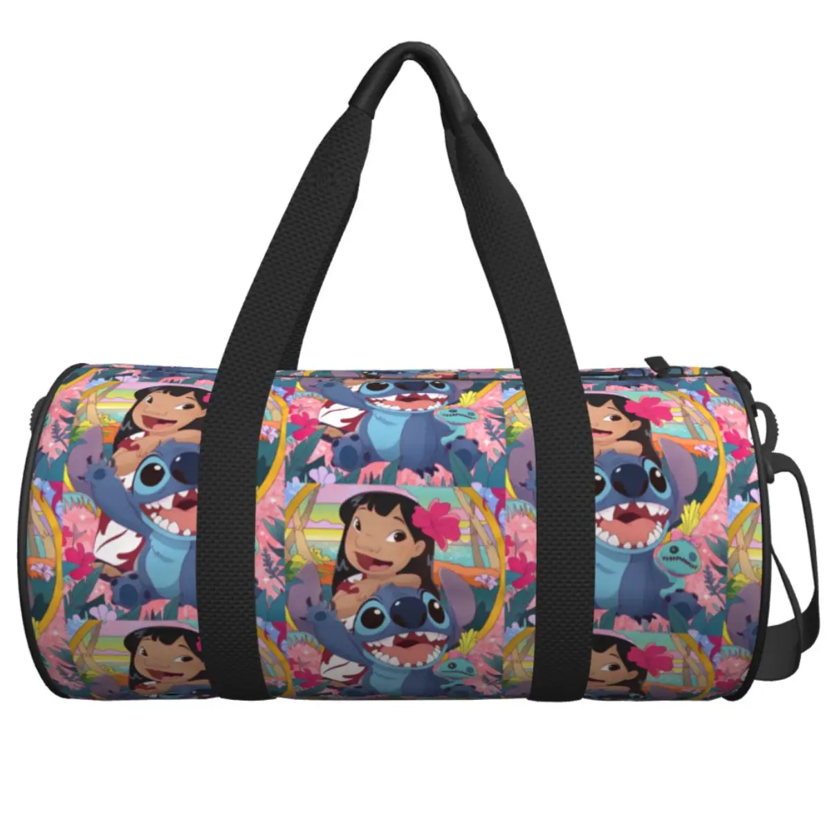 

Stitch Cartoon Gym Bag Ctue Travel Sports Bags Men Women Custom Gym Accessories Funny Fitness Bag Portable Handbags