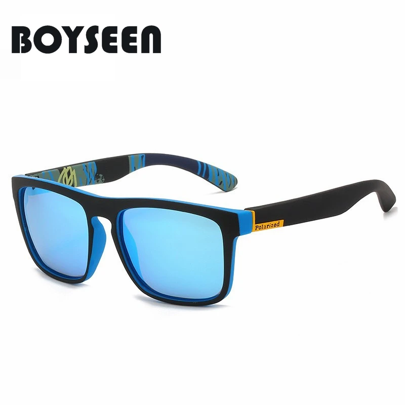 BOYSEEN Polarized Sunglasses Brand Designer Men's Driving Shades Male Sun Glasses For Men Retro Cheap Luxury Women UV400 Gafas