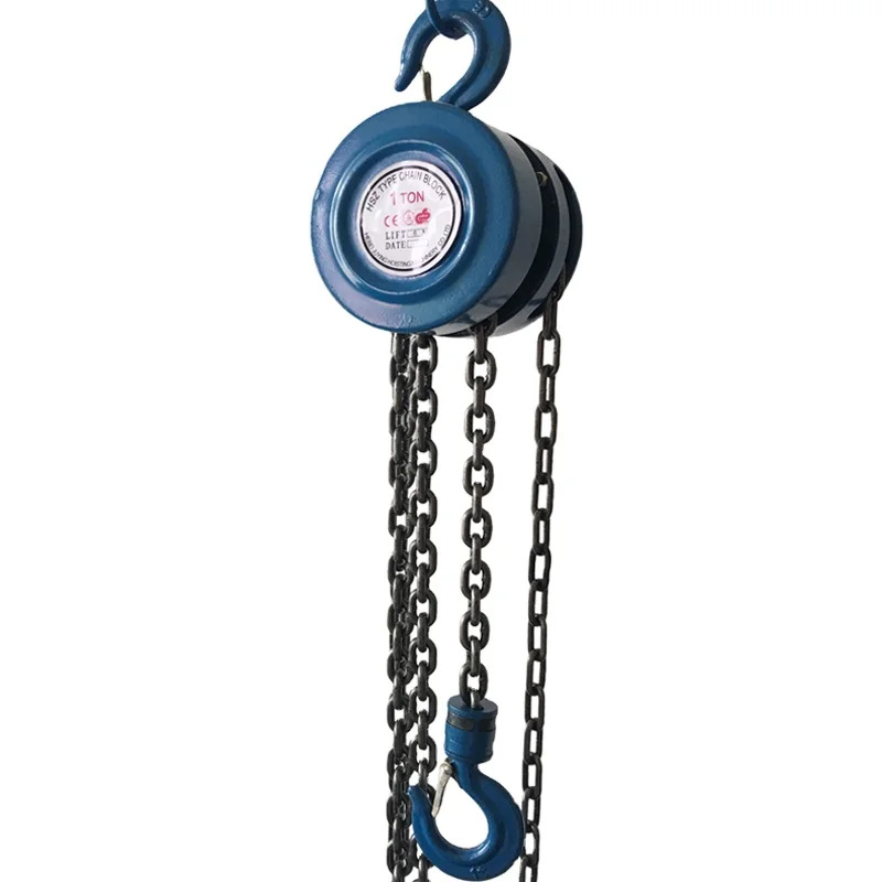 Portable HSZ Type Manual Chain Hoist New Condition Metal Material 3m Standard Lifting Height for Retail Industries