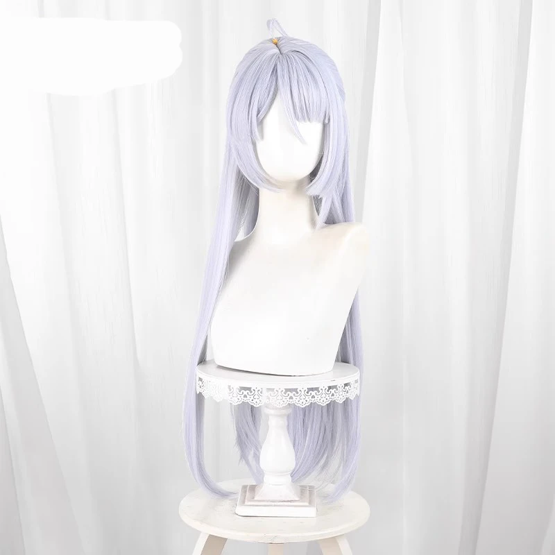 Game Zenless Zone Zero Cosplay Yixuan Wig Women 80cm Long Silver Hair High Heat Resistant Wig Yixuan Costume Party+Free Wig Cap
