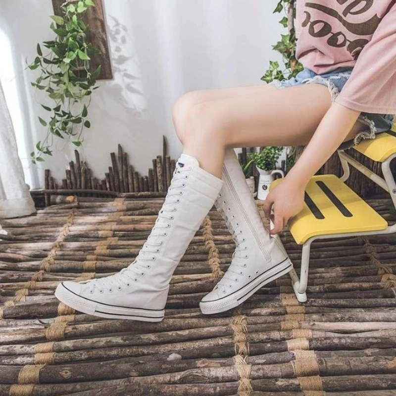 2026 Boots Women Sneakers Canv - Sewing Zipper recension och pris
