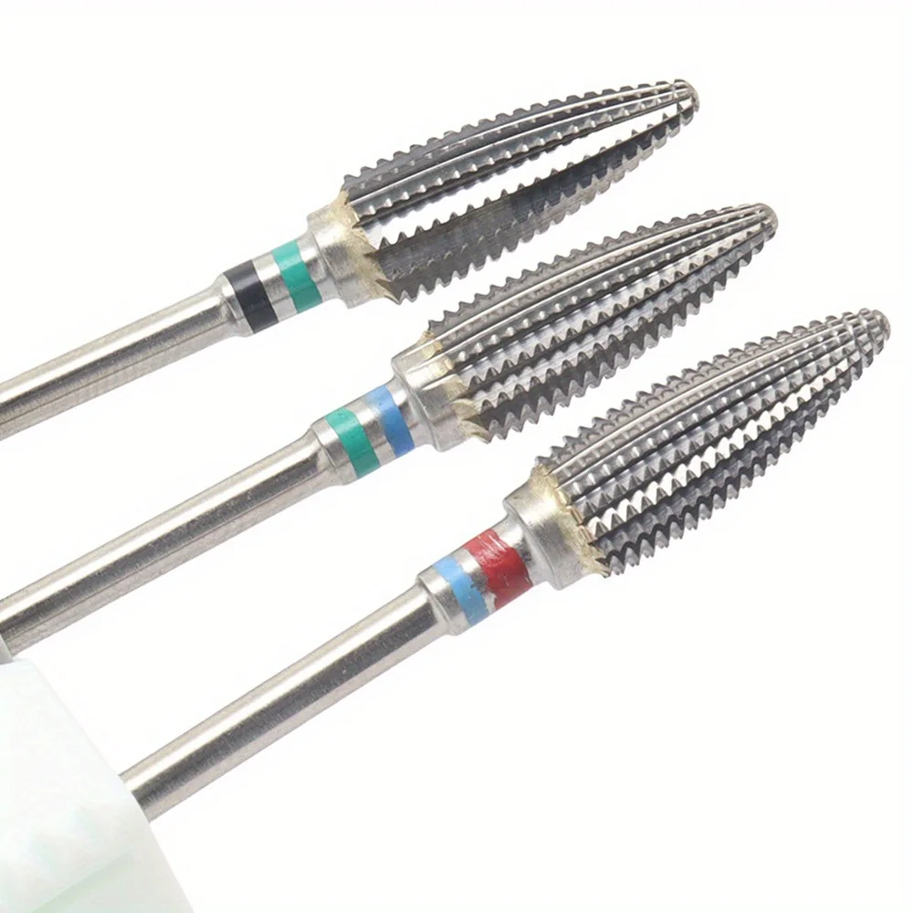 Profesjonalne frezy do paznokci z węglika wolframu, wysokiej jakości akcesoria do elektrycznej frezarki do manicure, narzędzie do usuwania żelu.