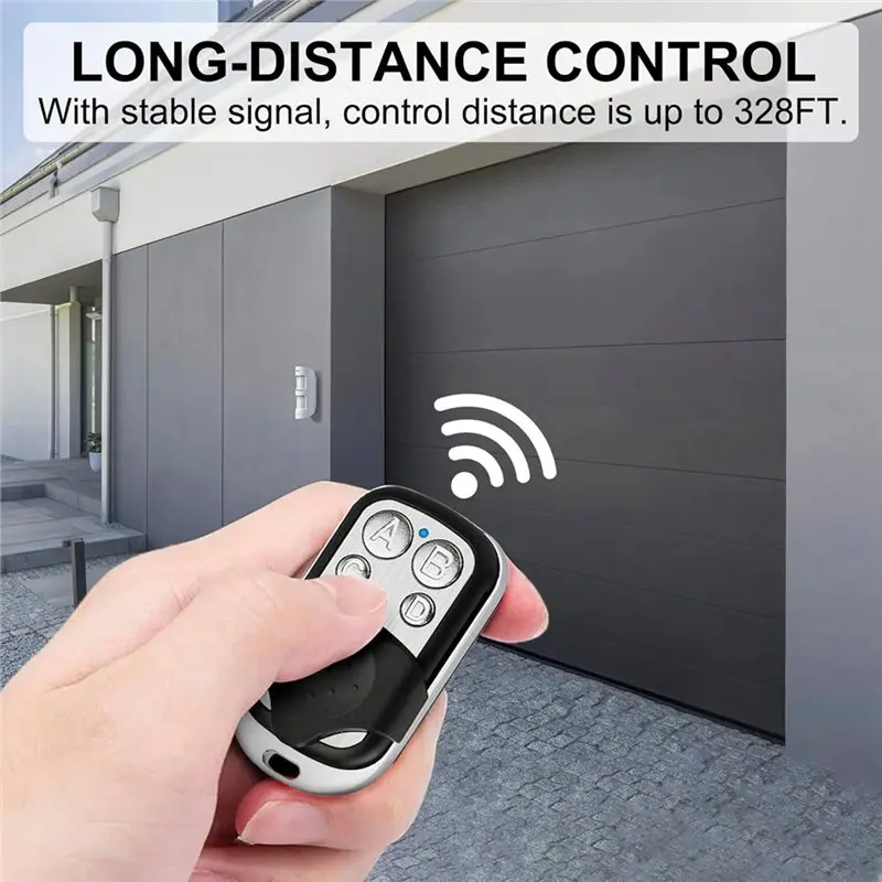 【جديد】 جهاز تحكم عن بعد لفتح باب المرآب ميجا هرتز، 433.92 ميجا هرتز، 2 حزمة، جهاز تحكم عن بعد عالمي 4 قنوات للحرفي ليفتماستر تشامبرلين #3