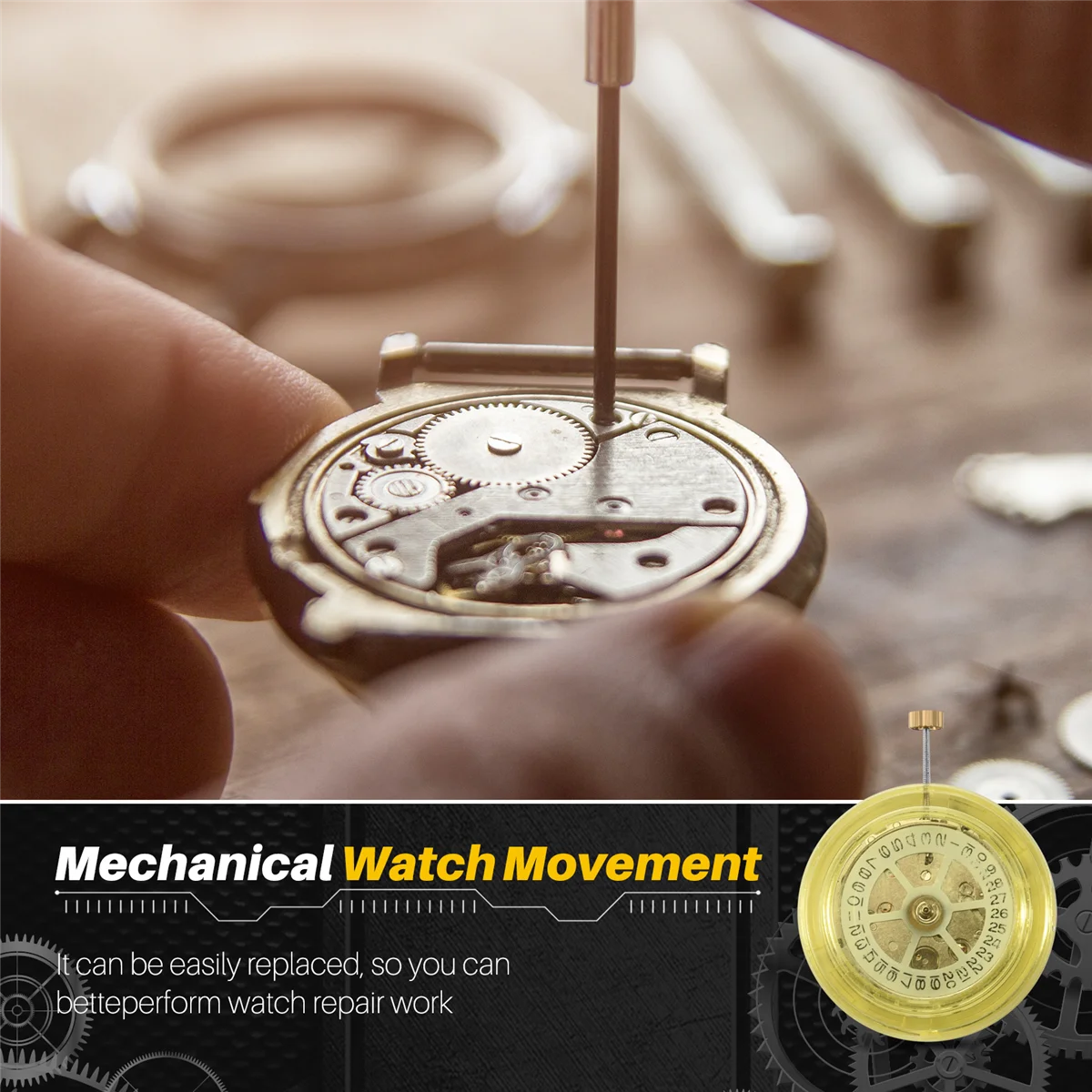 Автоматическая Замена часового механизма, аксессуары для часов с хронографом и датой, набор инструментов для ремонта, детали, фитинги для 2813/8205/8215