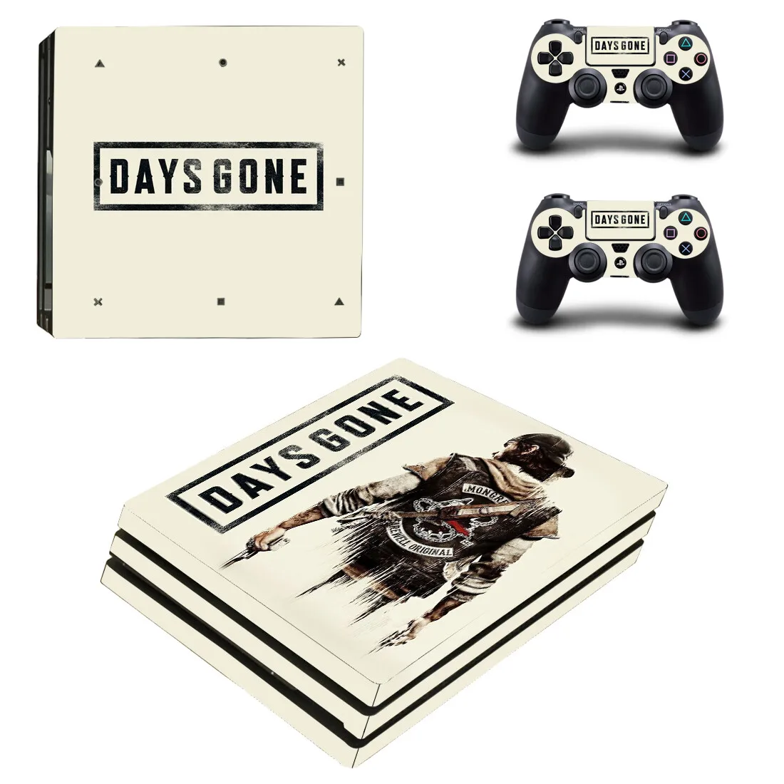 Days Gone PS4 Pro наклейка на кожу, защитная крышка для консоли и контроллера PS4 Pro, виниловые скины Days Gone PS4 Pro наклейка на кожу, защитная крышка для консоли и контроллера PS4 Pro, виниловые скины