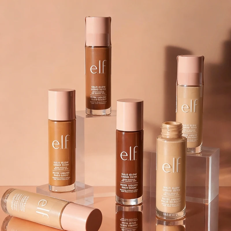Base de Maquillaje Líquida Hot Elf Primer, Corrector de Ajuste Ceñido, Iluminador, Contorno en Gel, Base Facial Hidratante, Spray Fijador de Maquillaje