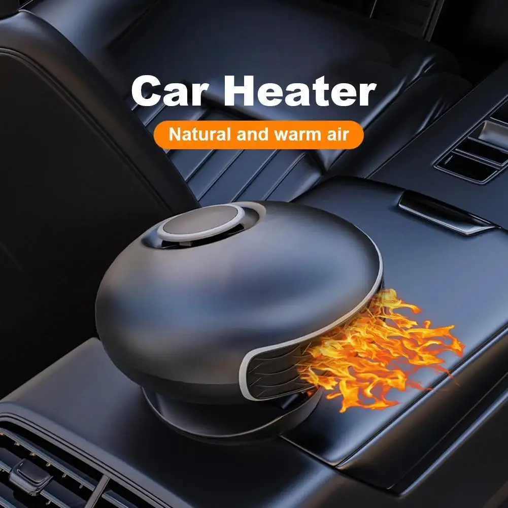 Car Heater 12V 150W Portable Car Heater Fan 2 IN 1 360 Degree Cooling Heating Auto Windshield Defroster Car Anti-Fog Heater