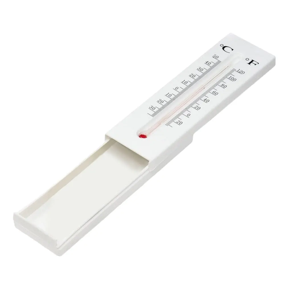 Thermometer Key Storage Box Outdoor Waterproof Hidden Key Holder for House Office Garden Discreet Placement Outdoor Thermometer