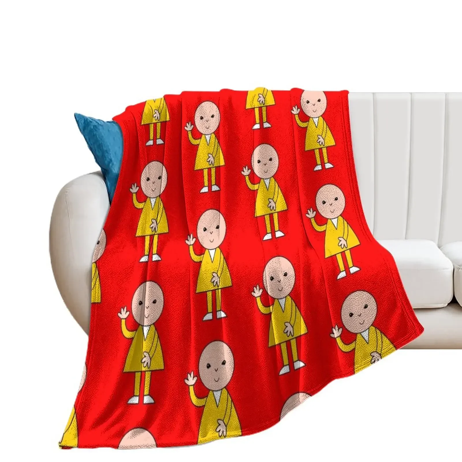 

Bod cartoon retro Throw Blanket Flannel Polar Blankets