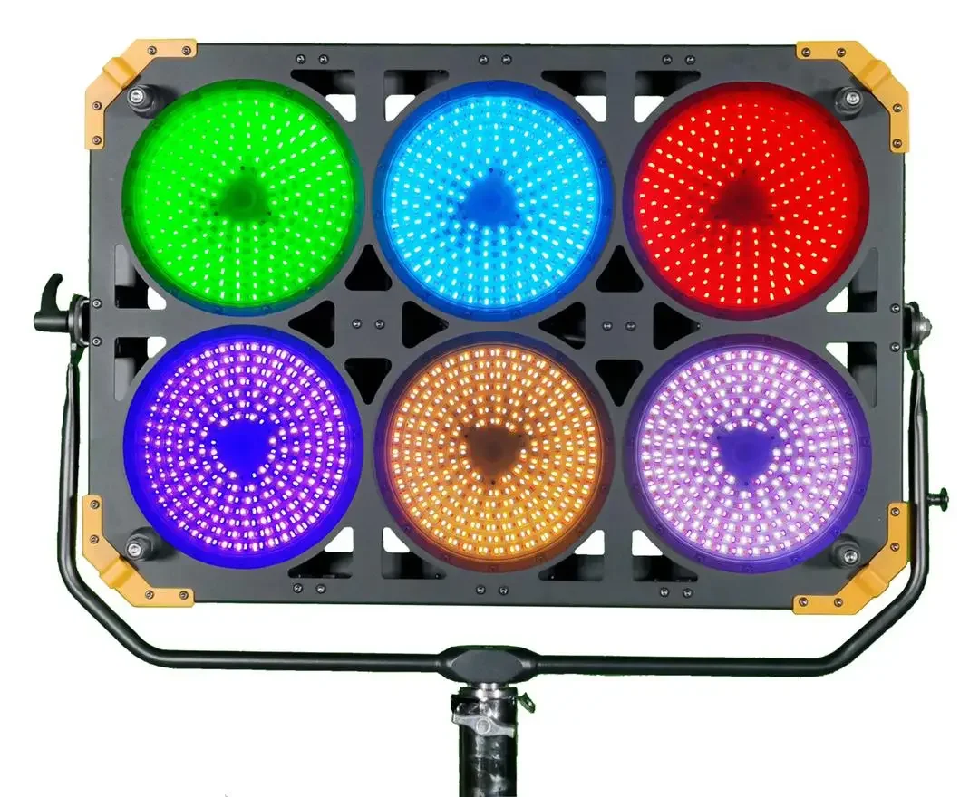 Luz LED para rádio de cinema, equipamento de vídeo profissional, filmagem e transmissão, CRI 97, 750W, CRI 97