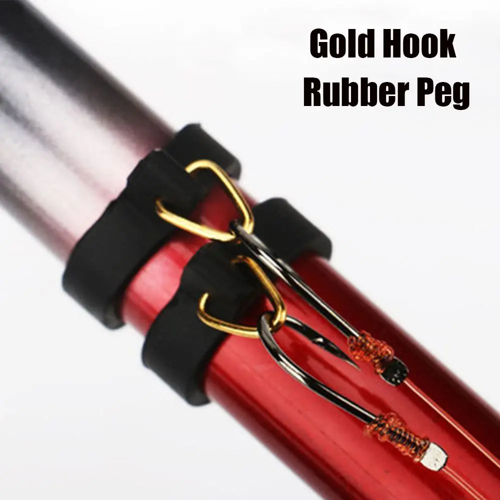 Hot Rubber Rings Jig S M L Lures Holders Hook Secure holder Fishing Gear Safe Hanger