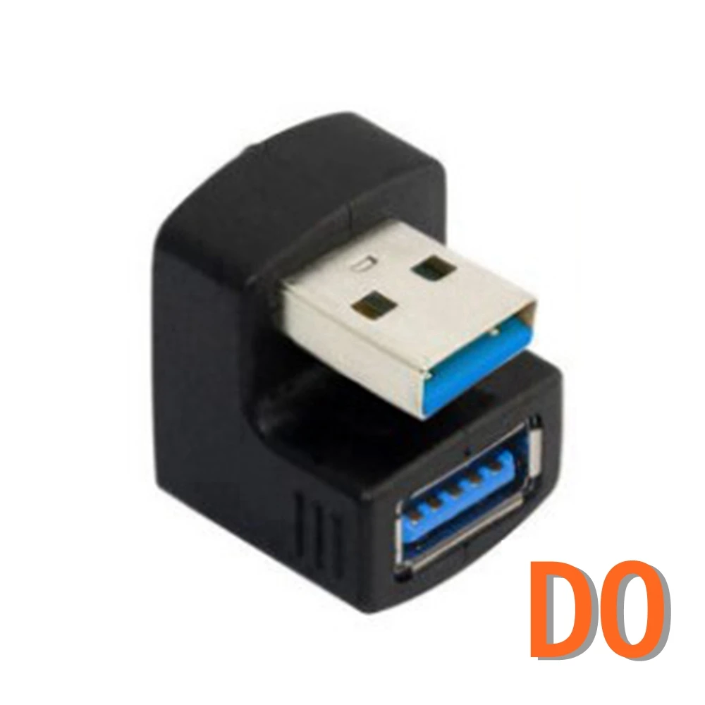 90 Degree Left Right Angled USB2.0 3.0 A Plug To Female Adapter Plug For Laptop PC Whosale:Dropship