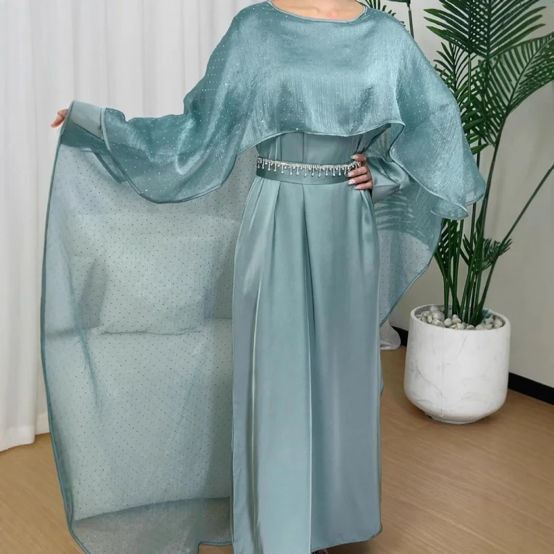 

Women's Muslim ClothingAbayaSimple Cape Cloak Starry Sky Robe