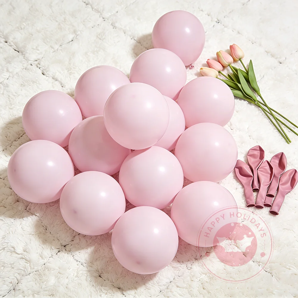 

100pcs 10" 12" Macaron Colored Latex Balloons Thickened Soft Mist Texture for Birthday Party Decoration Wedding Holiday Supplies