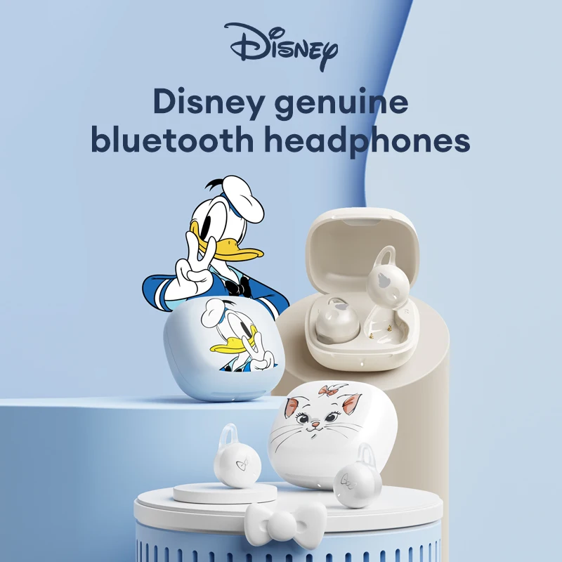 Cute Disney QS-O05 Wireless Earphone V5.4 Bluetooth Hearphone Noise Reduction Technology HD Gaming Earbuds Comfortable To Wear