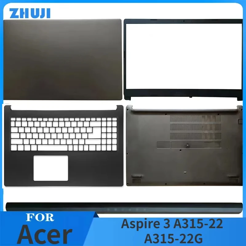 New LCD Back Cover/ Bezel /Palmrest Upper/ Bottom case /Hinges cover For Acer Aspire 3 A315-22 A315-22G EX215-31 EX215-51G N19H1