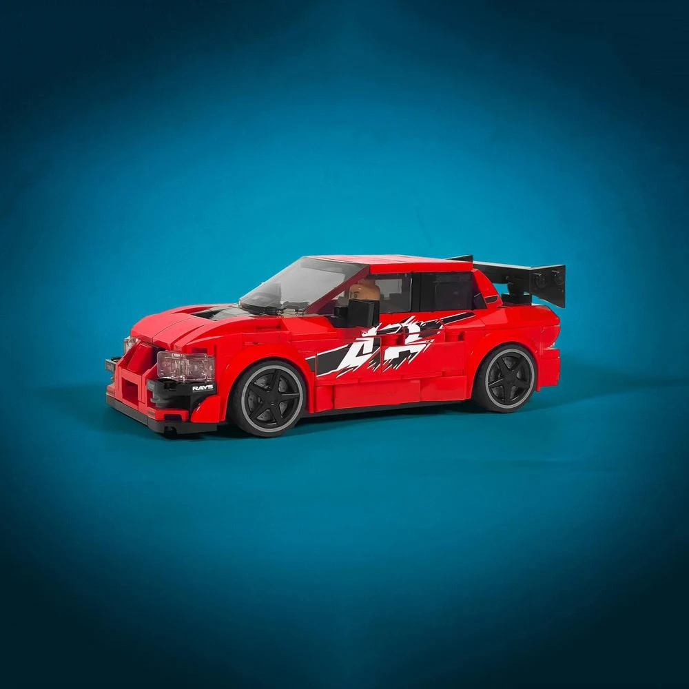 PolaDeer 338PCS MOC Speed ​ ​ Serie Sean's Lancer DIY Auto-Garage Bausteine Montage-Spielzeug Kindergeburtstagsgeschenke – Detail 2