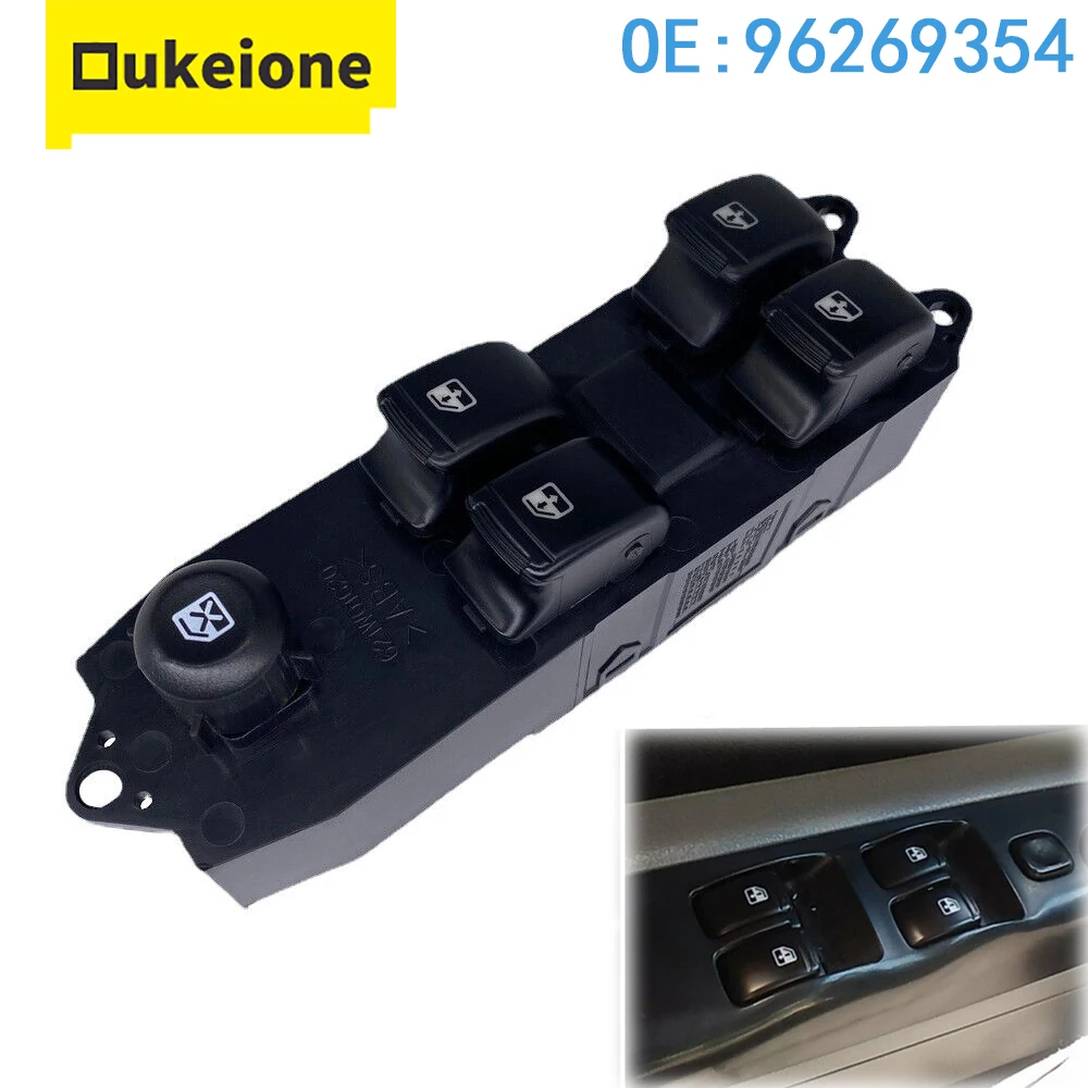 Electric Power Master Window Switch Control Button for Daewoo NUBIRA LHD Left Driver Side Car Accessories 96269354