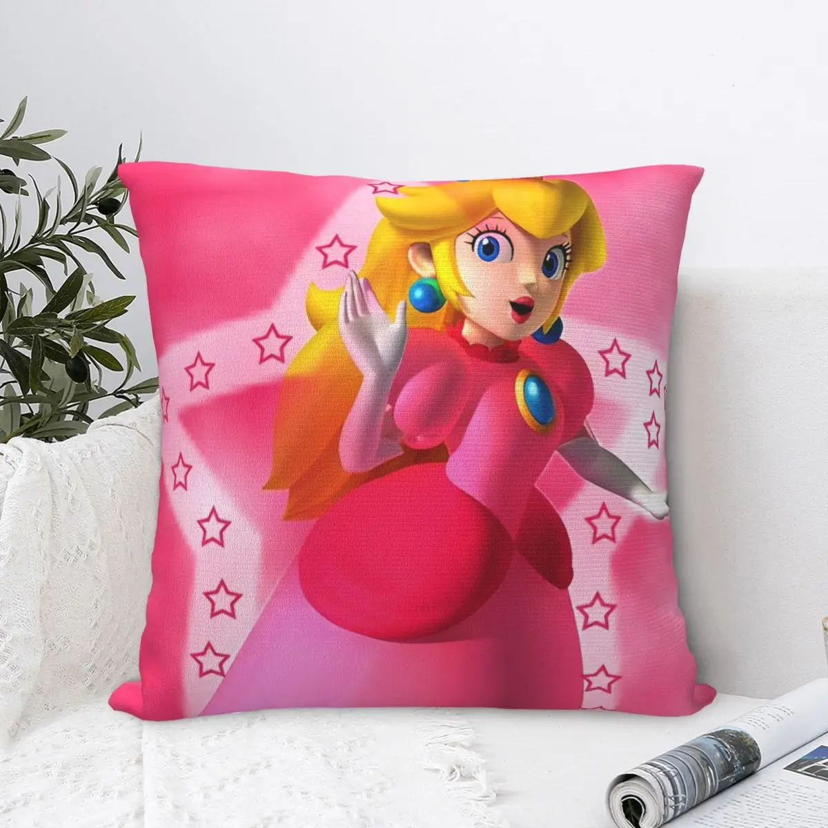 Super Cartoon M-Marios Printed Pillow Case Morden Pillow Cover Square Custom Cushion Cover Pillowcases For Sofa Home Decorative