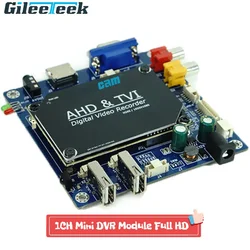 MINI módulo para DVR Full HD, 1080P, CCTV, detección de tuberías subterráneas, compatible con tarjeta sd de 128GB, grabadora de vídeo Digital de Seguridad, 1 canal