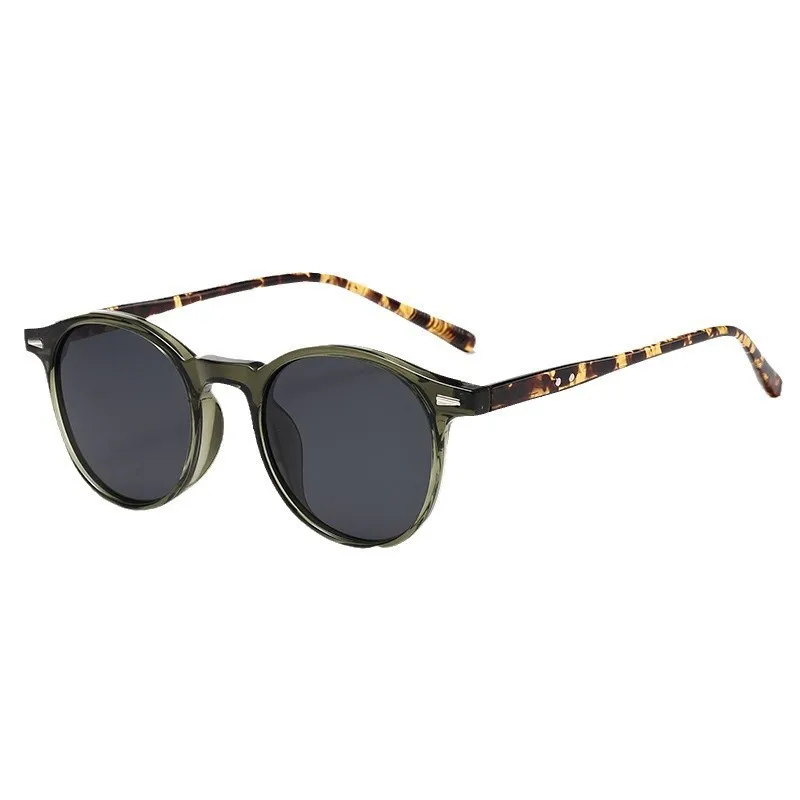 خمر النظارات الشمسية المستديرة للنساء الرجال نظارات شمسية دائرية الإناث البيضاوي نظارات Oculos دي سول للذكور الإناث النظارات