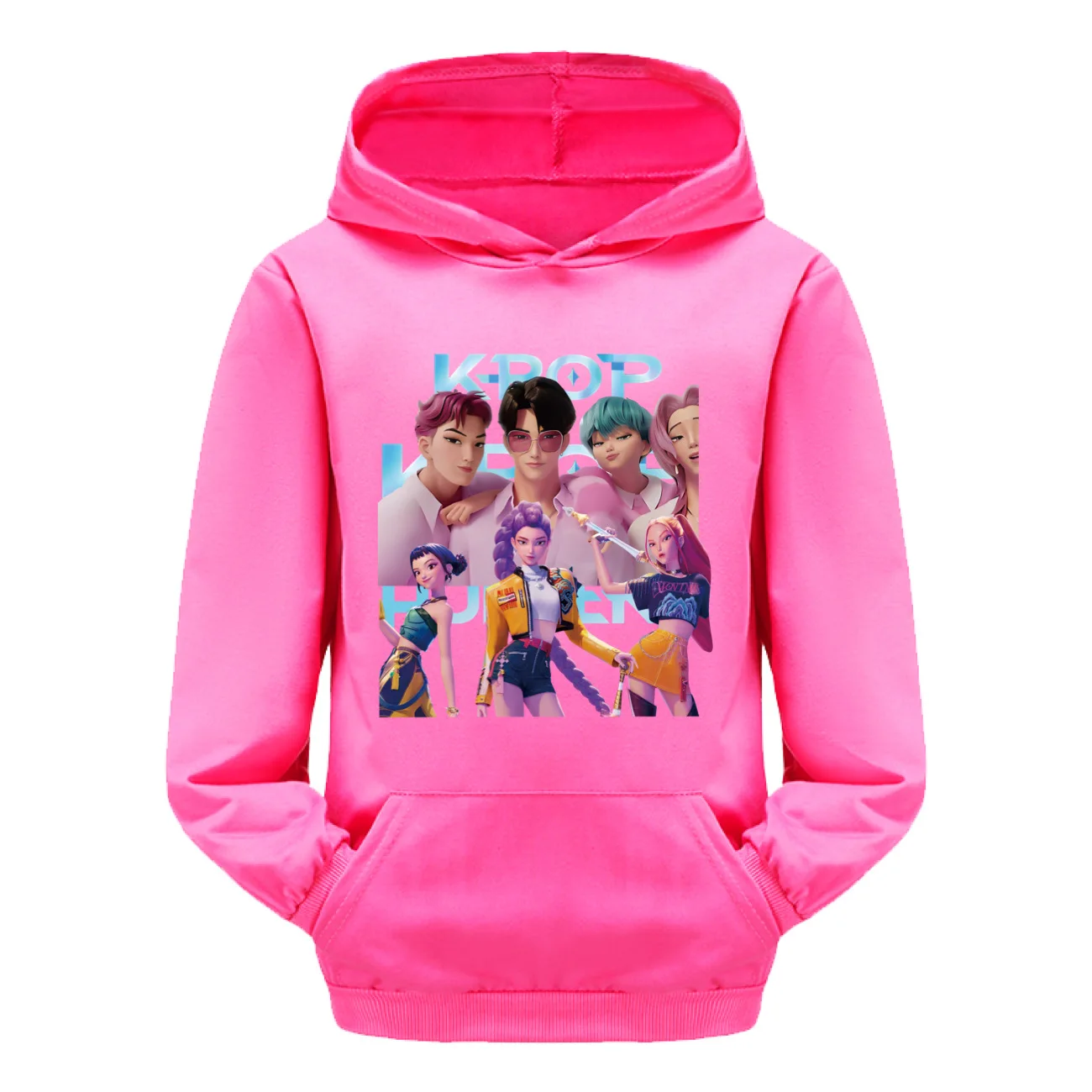 Huntrix KPop Demon Hunters sweat à capuche pour enfants mode sweat filles adolescent printemps automne haut tendance vêtements pour enfants