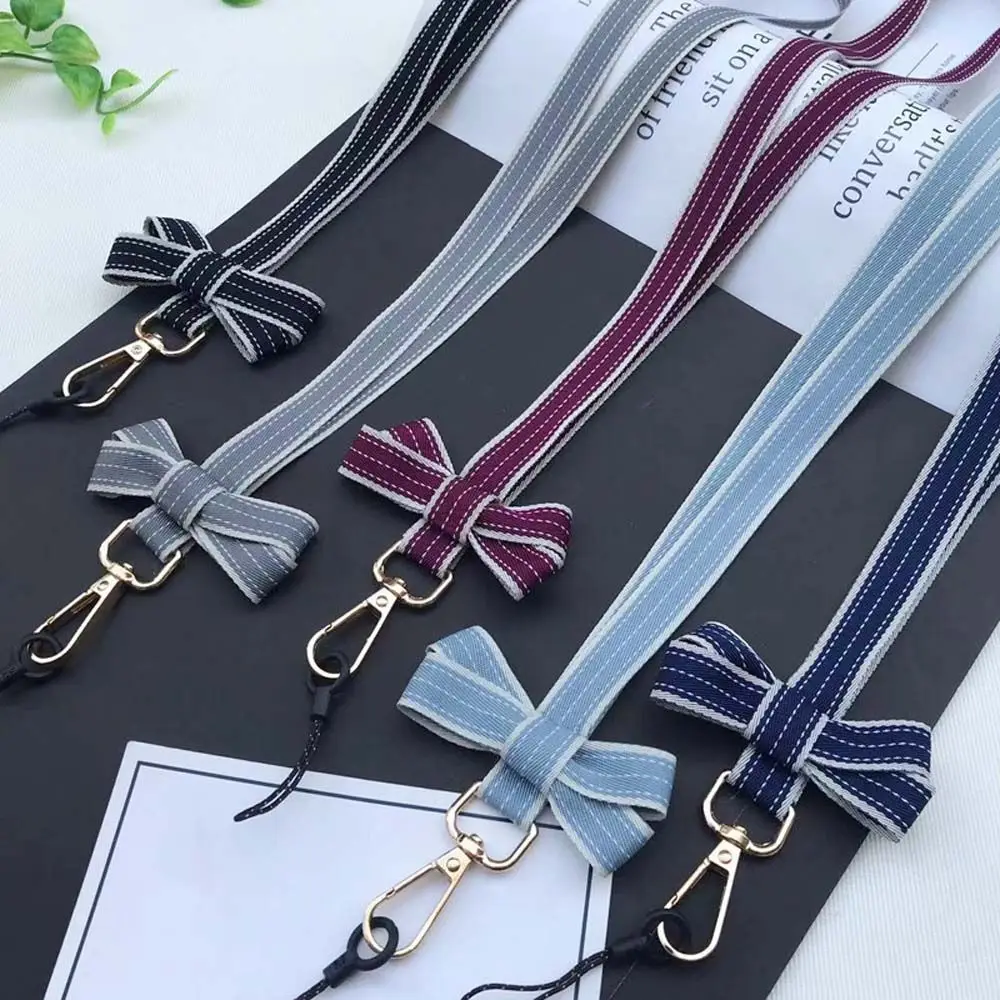 

Phone Accessories ID Card Holder Lanyard Neckband Lanyard Bowknot Keychain Lanyard Phone Lanyard Neck Strap Mobile Phone Straps