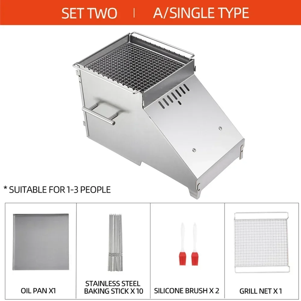 

Новая бытовая газовая плита, печь для барбекю, бездымная печь для барбекю для использования в помещении, разборная, из нержавеющей стали