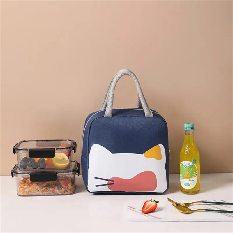 Insulated Thermal Food Picnic Bags Pouch Picnic Food Storage Tools For Women Girl Kids Children Portable Dinner Container