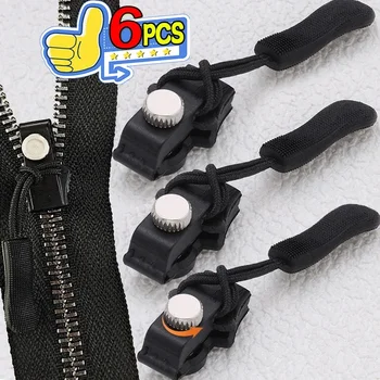 2-6 szt. Zestaw naprawczy zamka błyskawicznego uniwersalny natychmiastowy zestaw naprawczy zamka błyskawicznego zamienne zamki błyskawiczne przesuwne zęby Rescue zamki błyskawiczne głowica 3 różne rozmiary