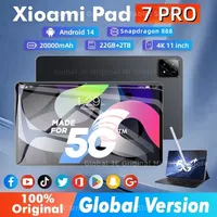 2025 NEW Original Xioami Pad 7 Pro Tablet 22GB+2T 11inch HD 4K Android 14 20000mAh 5G Dual SIM Phone Call WiFi GPS WPS Tablet PC