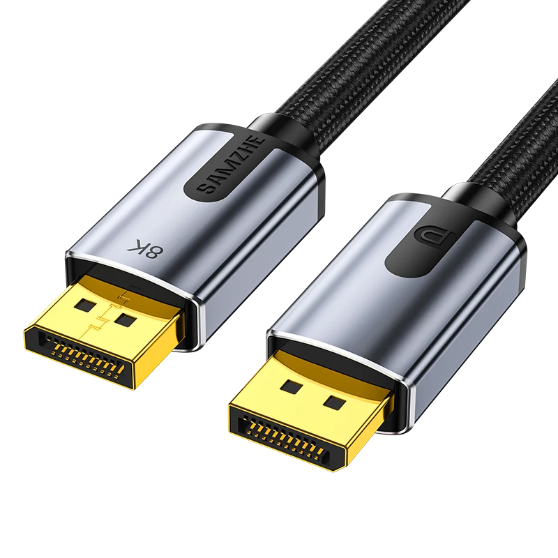 Samzhe Displayport 1.4 Kabel 8K 4K 60Hz Hdr 165Hz Display Port Adapter Voor Video Pc Laptop tv Dp 1.4 1.2 Poort Kabel