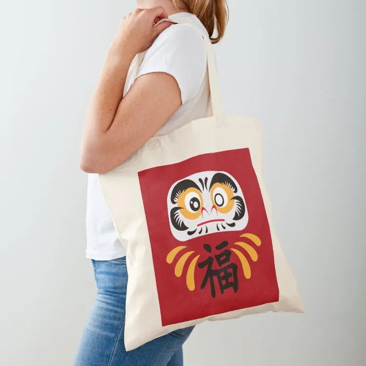 

Daruma Doll Tote Bag eco bag folding canvas tote bags shopper bag women canvas female