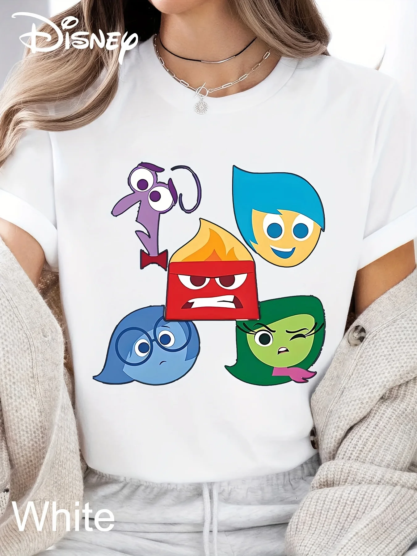 여성용 티셔츠, 역방향 패턴 캐릭터 티셔츠, 정신 건강 테마 티셔츠, 편안한 인용문 티셔츠, 캐주얼 기계 세탁