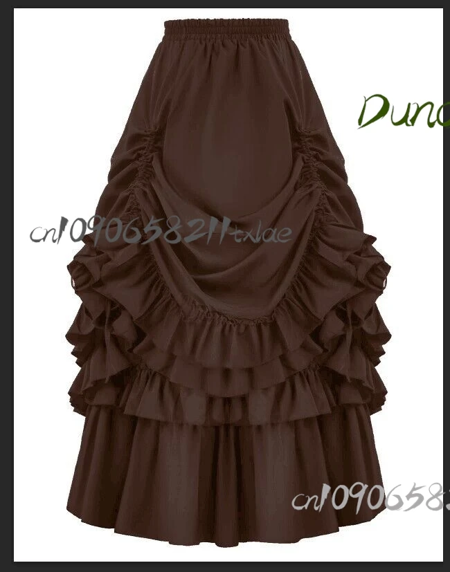 فستان قصير على الطراز القوطي الفيكتوري 2025 - مشد Steampunk بوستير للهالوين/عيد الميلاد