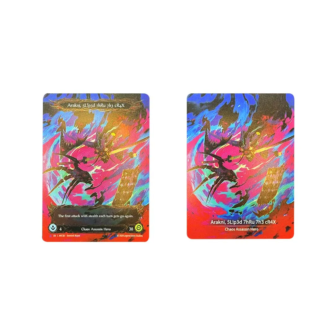 FAB Cold Foil Collectible Trading Cards, Premium Foil TCG Game Cards for Hobby Collector, Tabletop Battle Deck Building