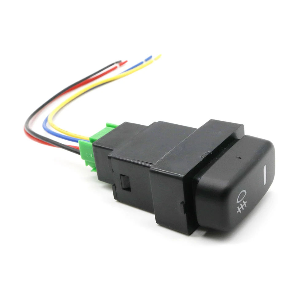 

YSY 1Pcs 4 Wires Car Fog Lights Switch For Mitsubishi Pajero ASX Lancer Outlander 5Pin ON-OFF Button DC12V