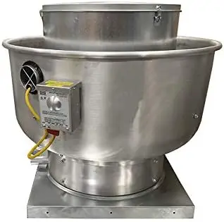 

Upblast, High Speed Direct Drive Exhaust Fan, Single Phase with Speed Control, 600-1000 CFM (VXD33)