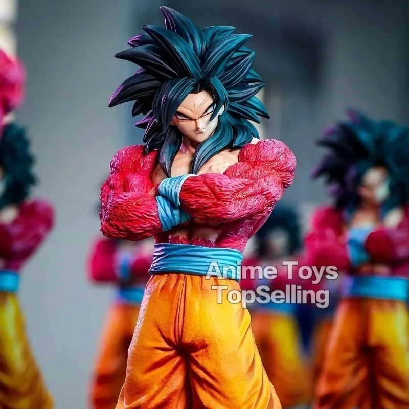 Anime Dragon Ball Figure Super Saiyan 4  Son Goku Statue PVC Collection Model Toys Gifts