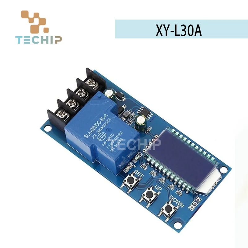 XY-L30A Battery Charging Control Module Digital Full Charge Power Off Overcharge Protection Switch 6-60V